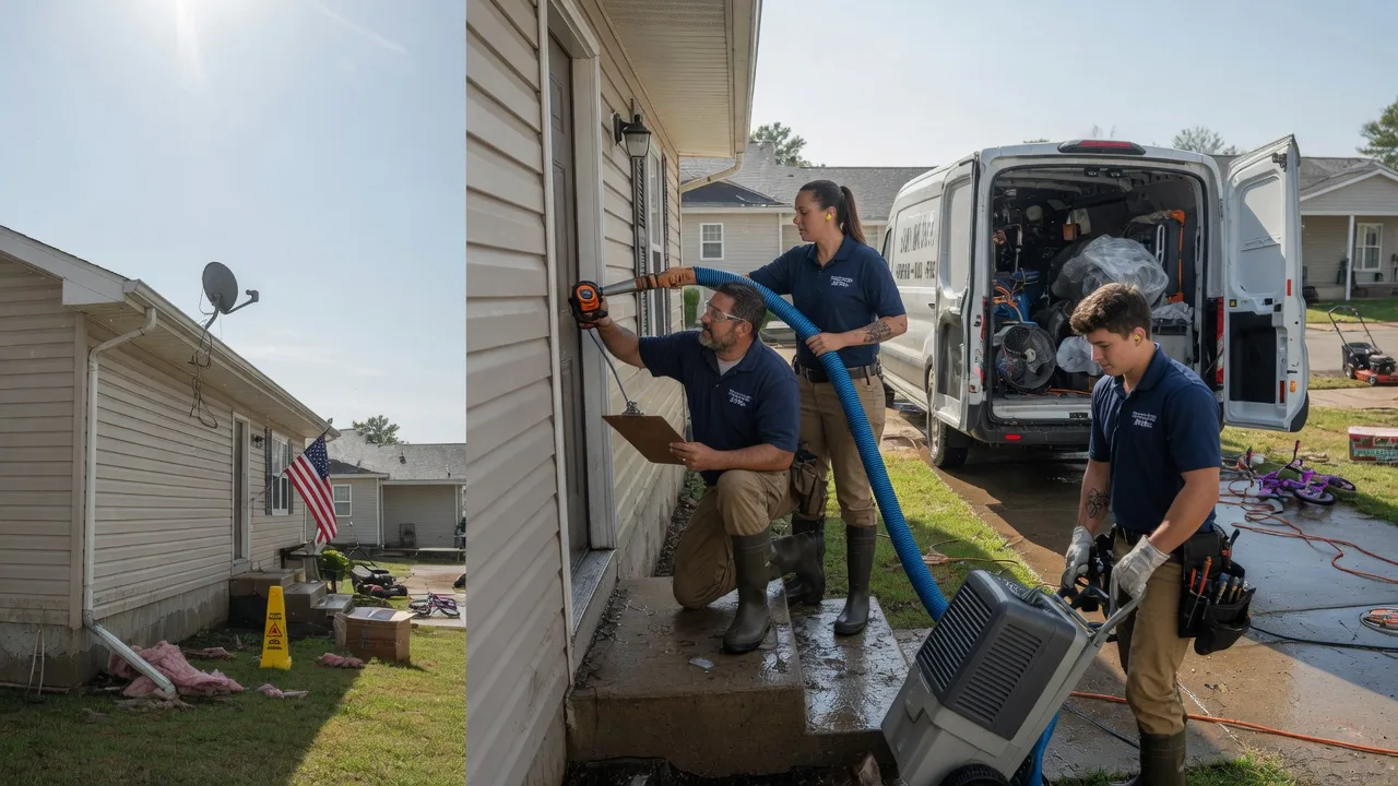 Ceiling Water Damage Restoration in Rockport, IN near me